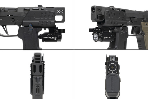 Strike Industries - Blast Shield for SMC Alfa/Bravo Pistols - Black - SI-SMC-BS-S