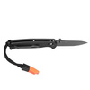 Ganzo - G7413 EDC Folding Knife with Whistle - G-Lock - Black - G7413-BK-WS