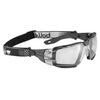 Bolle Safety - Safety Glasses RUSH+ 2.0 XP - RX adapter - Platinum - Transparent - RUSXMN10E