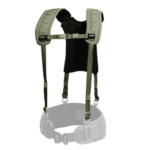 Templars Gear - H-Harness 4-point Tactical Suspenders - MOLLE - Ranger Green - TG-H-HAR-4-RG 