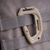 Mil-Tec - Tactical Carabiner MOLLE - Polymer - 2 pieces - Coyote Brown - 15922505