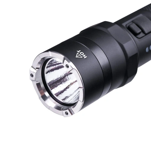 NEXTorch - Tactical LED Flashlight P84 - 21700 4800 mAh - 3000 lm - Black - NEXT-P84