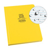 Rite in the Rain - Waterproof Notebook Large Bound Book - 223 x 175 mm - 80 Sheets - Yellow - 370F-LG