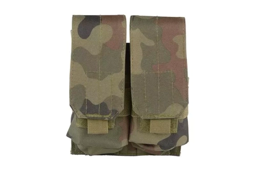 GFC Tactical - Double M4/M16 Type Magazine Pouch - MOLLE - Nylon - Wz.93 PL Woodland - GFT-19-011403