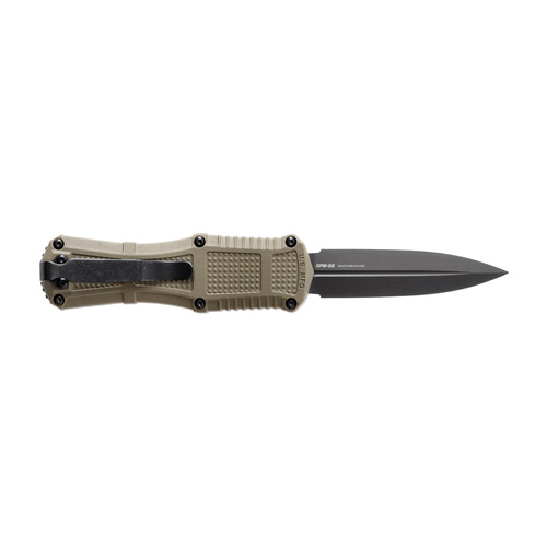 Benchmade - Folding Knife OTF 3375GY-1 Mini Claymore - CPM-D2 - Ranger Green - 3375GY-1
