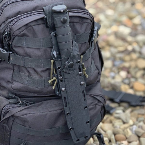 Ka-Bar 1266 - Modified Tanto Knife - GFN Sheath