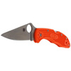 Spyderco - Delica® 4 FRN Flat Ground Orange Knife - C11FPOR