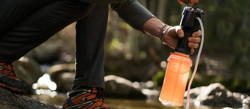 HydraPak - Stash™ Flexible Bootle - 1 L - Mammoth Grey - G121M 