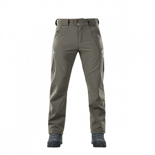  M-Tac - Trekking Softshell Winter Pants - Olive - 20306001