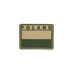 Helikon - Patch Flaga PL Gaszona Poland - Khaki - OD-FP4-RB-13