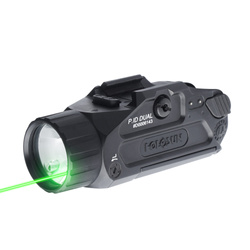 Holosun - Tactical Weapon Flashlight Dual - 17,000 cd - IR/Green Laser - Black - P.ID Dual
