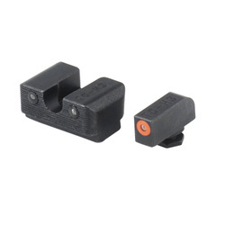TruGlo - Tritium Aiming Instruments Pro - Glock 17/19 - Low - Orange Rim - TG231G1C
