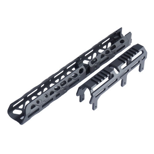 Kruk - Long Handguard with Long Gas Tube Cover - Black - CRC 1U004B