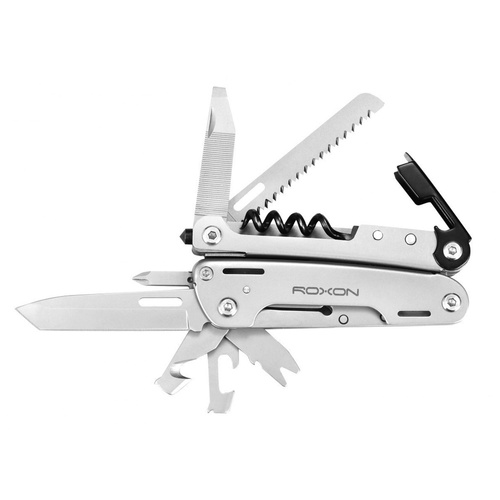 Roxon - Multitool S801S with a Set of Bits - Pearl Grey - CM1334