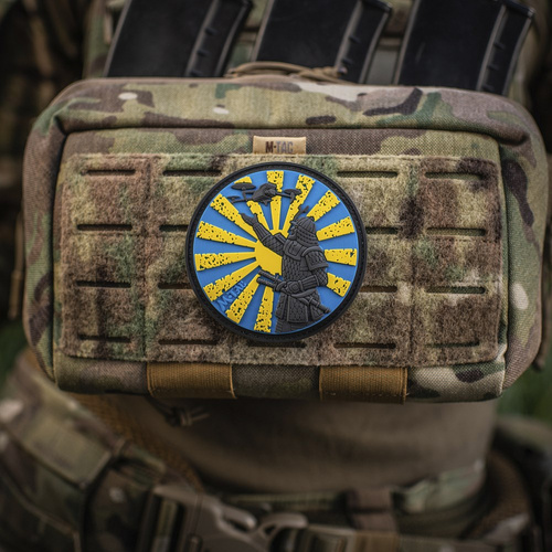 M-Tac - Way of the Samurai Patch - 3D PVC - Yellow/Blue - 51338301