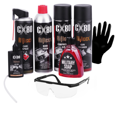 RifleCX - Handgun Set of Cleaning Products - 8 items - 90982