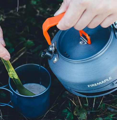 Fire Maple - Tourist Kettle - 0.7 L - Aluminum - FEAST XT1-Black