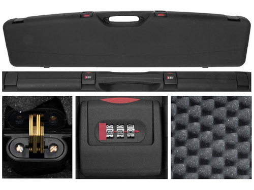 Megaline - Rifle Case - 125x25x11 cm - Combination Lock - Black - 200/0006