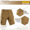 M-Tac - Tactical Shorts Rubicon Flex - 4-Way Stretch - YKK - Coyote - 20070005