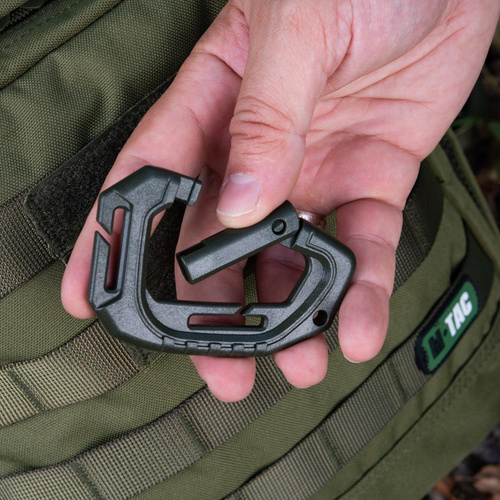 M-Tac - Tactical Carabiner - Olive - MTC-TCTCRBNR-OD