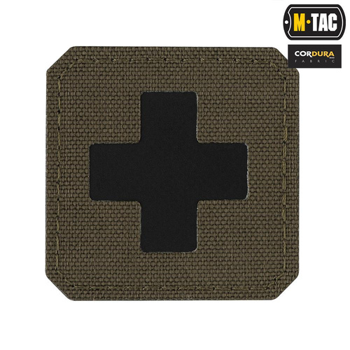 M-Tac - Medic Cross Laser Cut Patch - Cordura 500D - Ranger Green/Black - 51122232