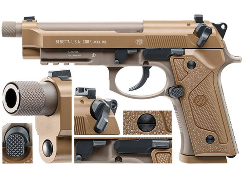 Umarex - Beretta M9 A3 FM Pistol Replica - CO2 - Flat Dark Earth - 2.6396