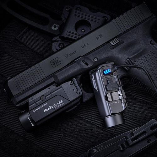 Fenix - LED tactical flashlight for small arms - 1200 lumens - Picatinny - 1100 mAh - GL19R.