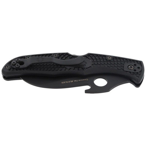 Spyderco - Matriarch™ 2 FRN Emerson Opener Black Blade Knife - C12SBBK2W