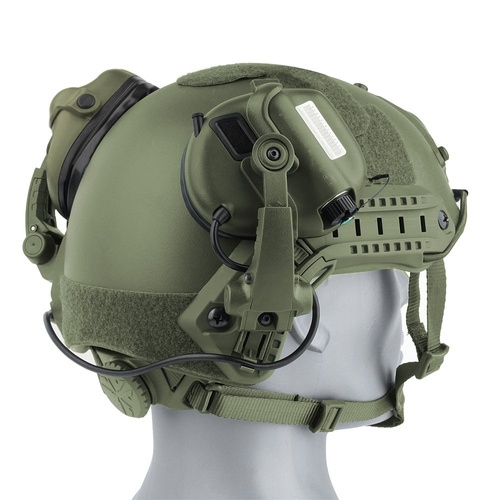Earmor - Active Hearing Protectors for Helmets M31X Mark 3 - Foliage Green - M31X-FG-MARK3