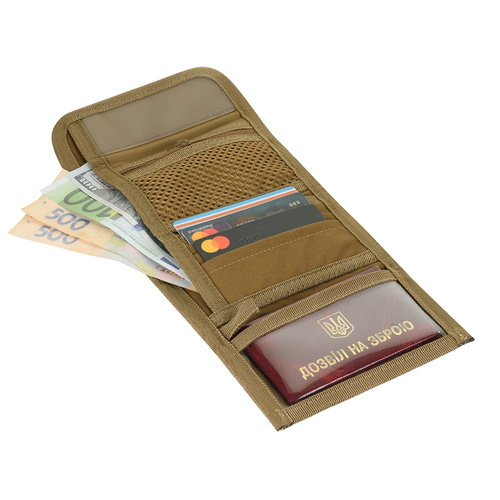 M-Tac - Elite Hex Gen.II Wallet with Velcro - Coyote - 10207005