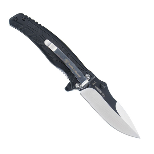 Smith & Wesson - Extreme Ops Two Tone Folding Knife - 3Cr - Black - 1209517