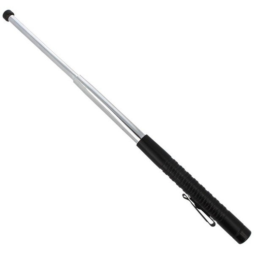ESP - Compact hardened expandable baton with clip - 18" - Silver - EXB-18HS CHR