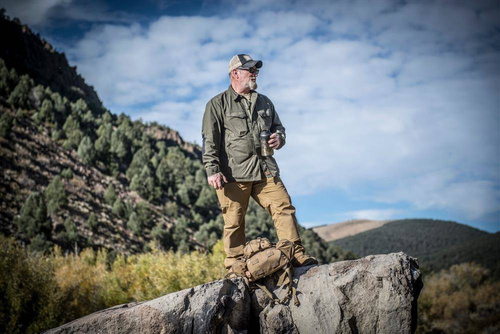 Helikon - Koszula Woodsman - Taiga Green / Coyote - KO-WDN-DC-1109A