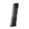 ETS - Polymer Magazine For Glock 43 - 9x19 mm - 12 Rounds - Carbon Smoke Series - SMK-GLK-43-12