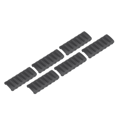 UTG - Low Profile Picatinny Panel Covers - 2.7'' - Black - 6 pcs - RB-HP27B