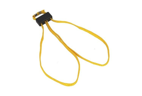 ESP - Textile Disposable Handcuffs - 5 pcs - Yellow - HT-01-Y