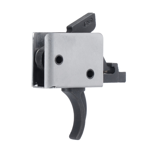 CMC Triggers - Drop-in Trigger for AR15/AR10 Small Pin Competition - Single Stage - Curved - 3.5 lb - 91501