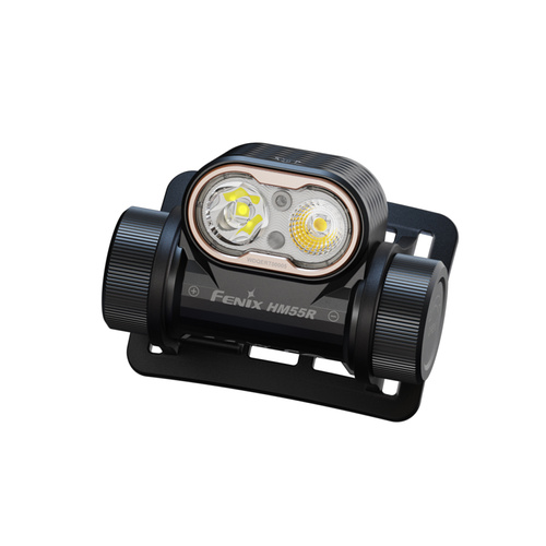 Fenix - Headlamp HM55R - 1200 lm - USB-C - IP68 - Black - HM55R.11111