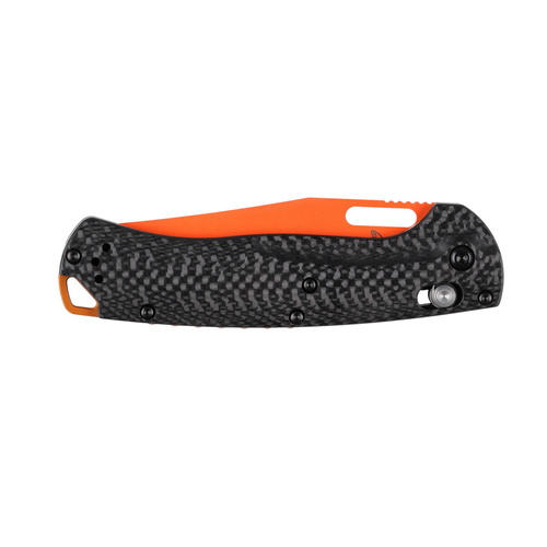 Benchmade - Taggedout Hunting Knife - CPM MagnaCut - Black / Orange - 15535OR-01