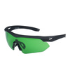 Swiss Eye - Shooting Glasses Nighthawk Pro - Laser Lens 694/830-860/1064 - Black - Green Visor - 40471