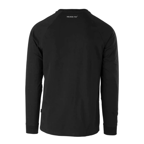 Helikon - Helikon-Tex Logo Long Sleeve T-Shirt - Black - TS-HLT-CO-01