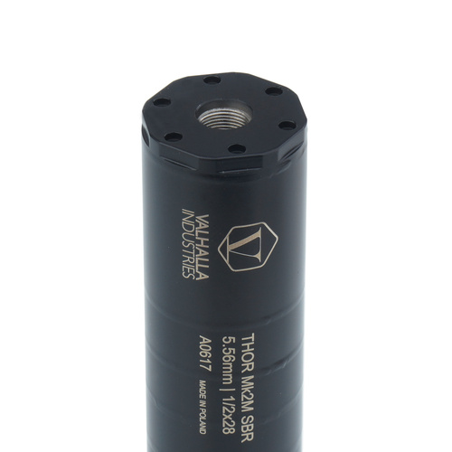 Valhalla Industries - Sound Moderator Thor Mk 2M SBR 5.56 mm | 1/2×28 - Black