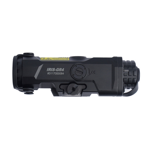 Holosun - Laser Target Indicator Iris-4 with Flashlight - Aluminum - Green - IR - Black - IRIS-GR4