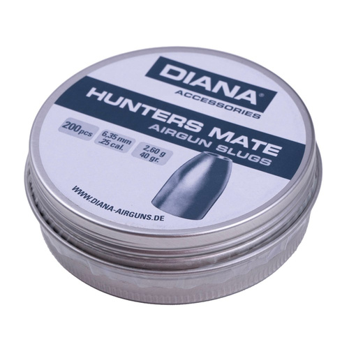 Diana - Airgun Pellets Hunters Mate Slug - 6.35 mm - 200 rounds - 44404002