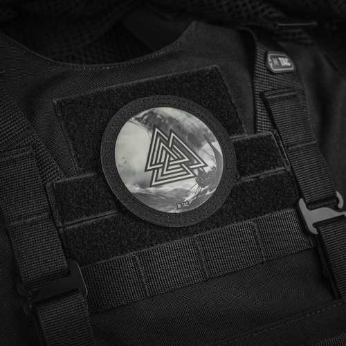 M-Tac - Patch Valknut/Drakkar - Cordura 500D - Black / Fluorescent - 51291299