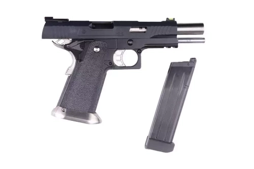 WE - Gas Pistol Replica Hi-Capa 5.1 Force "T.REX" - Black - WET-02-010304