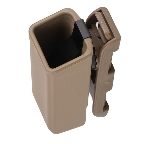 ESP - Plastic Holder for Double Stack 9mm Magazine - UBC-04-1 Mount - Khaki - MH-44 KH 