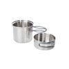 Esbit - Tourist Pot with Lid  - Stainless Steel - 1 L - PT1000ST
