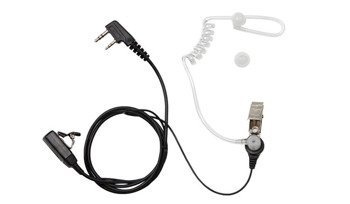 BaoFeng - Transparent earpiece "Security" - Kenwood Plug