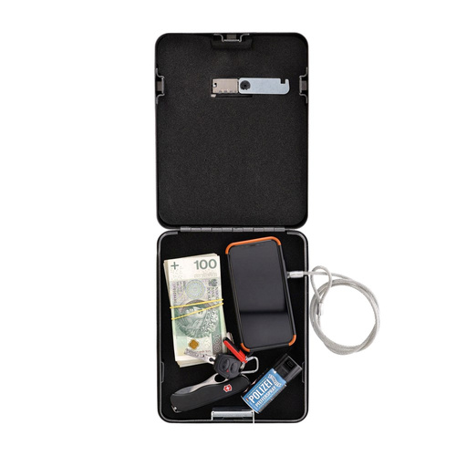 Umarex - Cash Box Safety Box L - 24.5 x 16.5 x 5 cm - Black - 3.4069